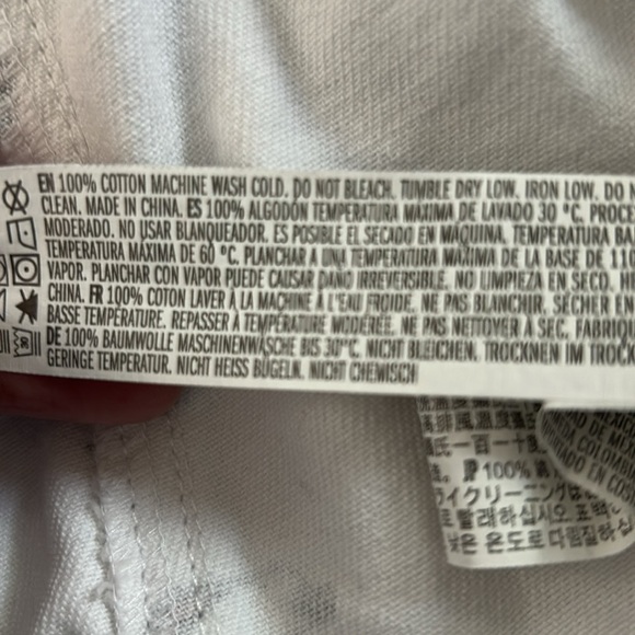 Disney Jean denim jacket, white with Mickey and Minnie. JUNIOR size large. - Picture 6 of 8